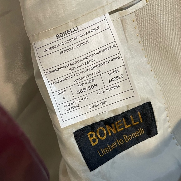 Men's Classic Tan Blazer - Picture 5 of 9